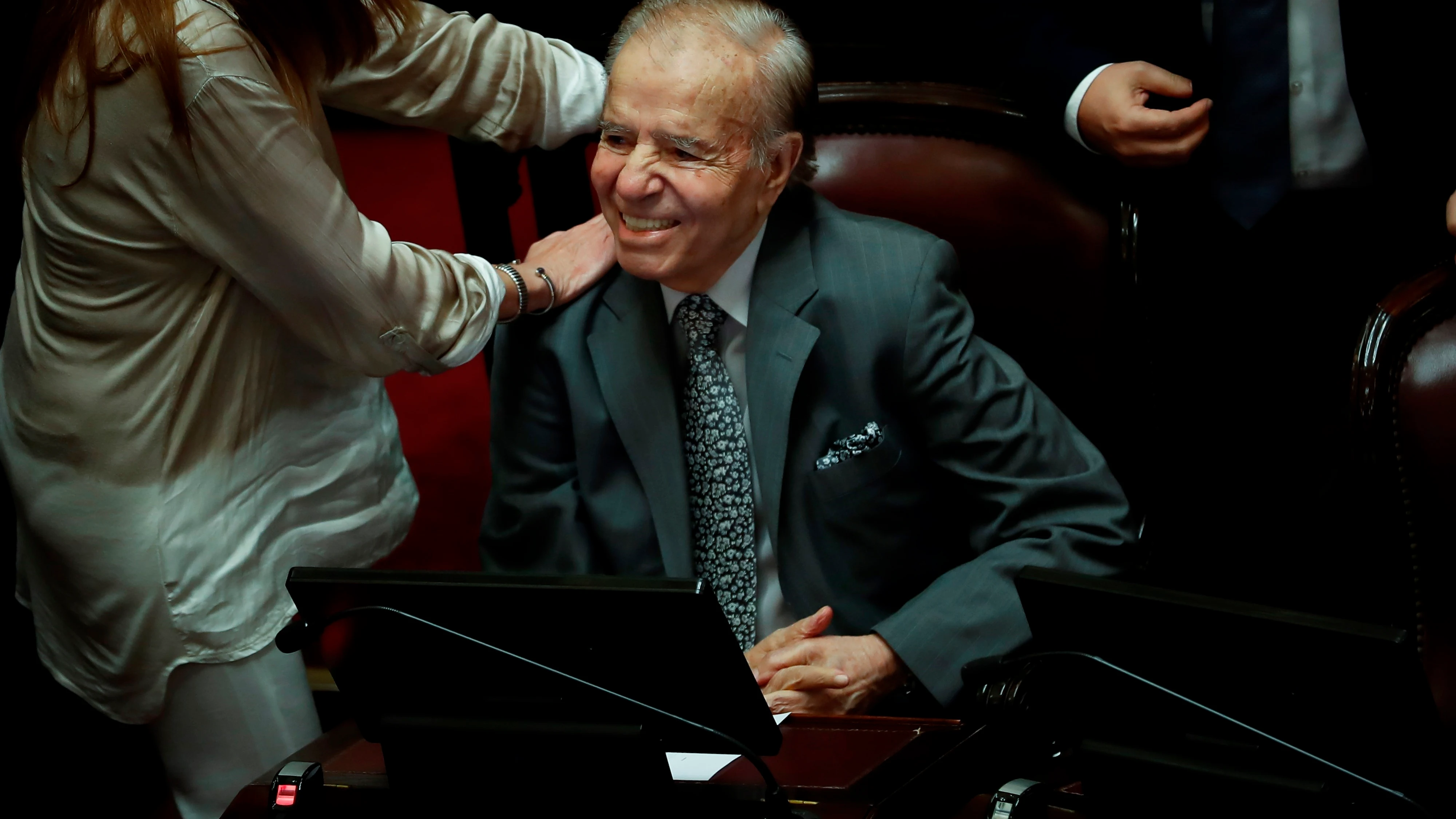 El expresidente argentino Carlos Menem