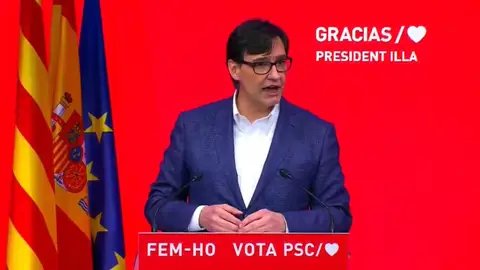 El candidato a la presidencia de la Generalitat por el PSC, Salvador Illa El candidato a la presidencia de la Generalitat por el PSC, Salvador Illa
