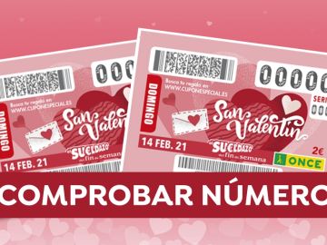 Comprobar ONCE: Resultado del sorteo de San Valentín del Sueldazo ONCE hoy 14 de febrero