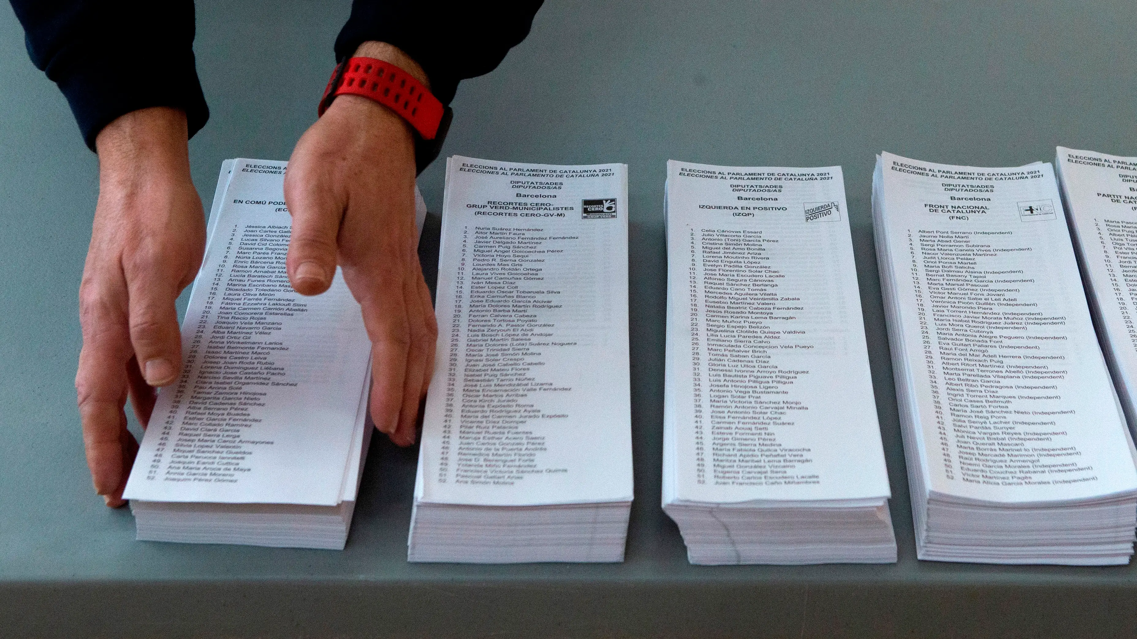 Las franjas horarias para votar en las elecciones catalanas 2021