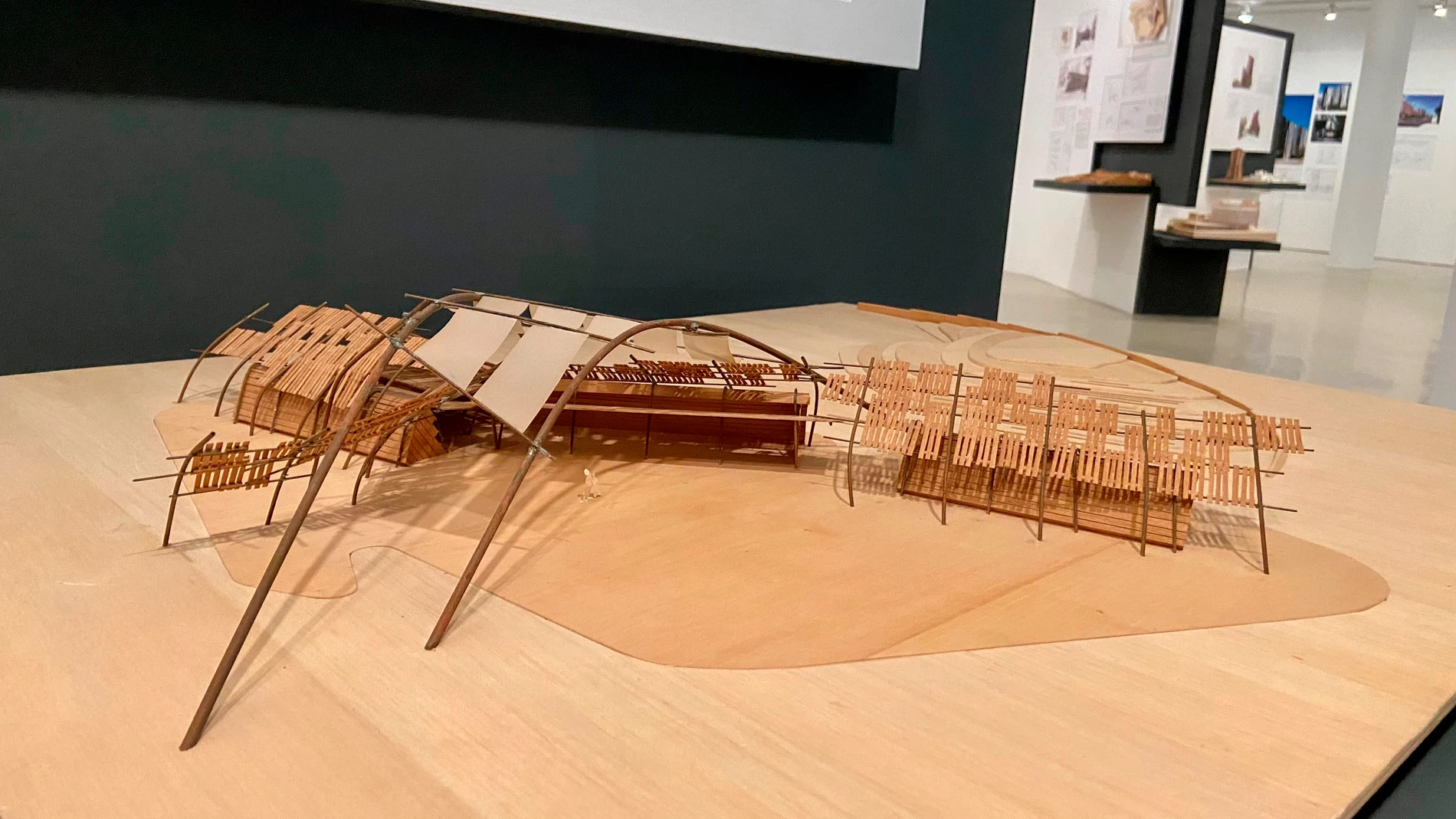 Maqueta incluida en la exposición de Carme Pinós Maqueta incluida en la exposición de Carme Pinós