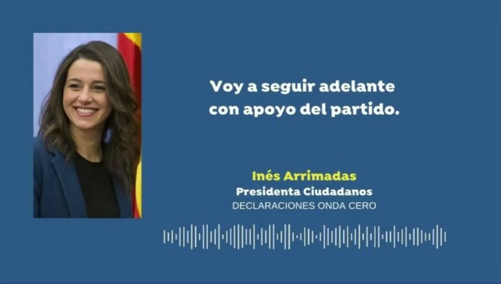 Inés Arrimadas "no se plantea dimitir" después de conocer la caída de Ciudadanos en las elecciones catalanas