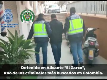 Detienen en Alicante a 'el Zarco', uno de los criminales más buscados de Colombia