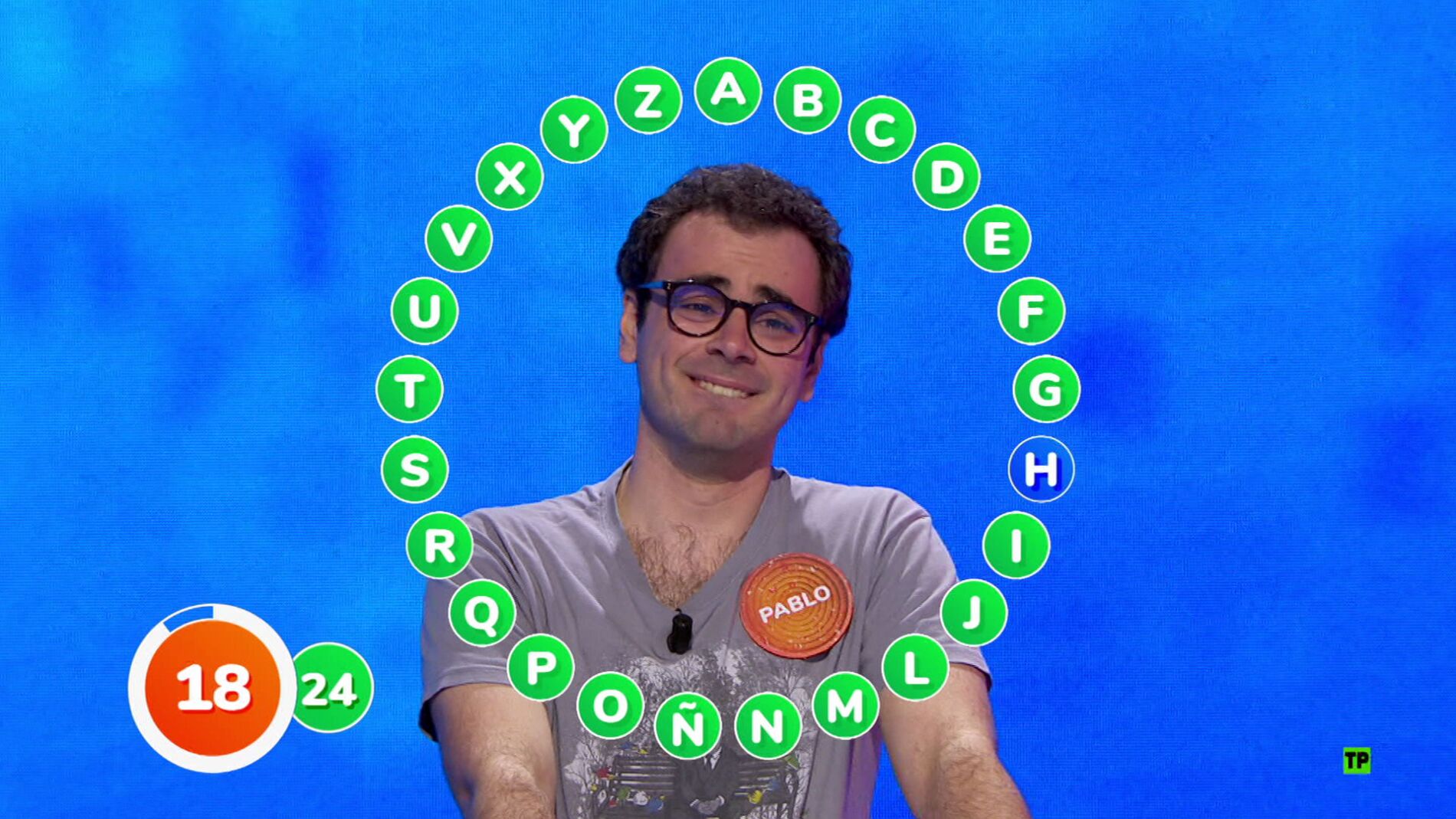 &iexcl;Al borde de las l&aacute;grimas! Pablo y un rosco de alto voltaje, muy pronto en 'Pasapalabra'