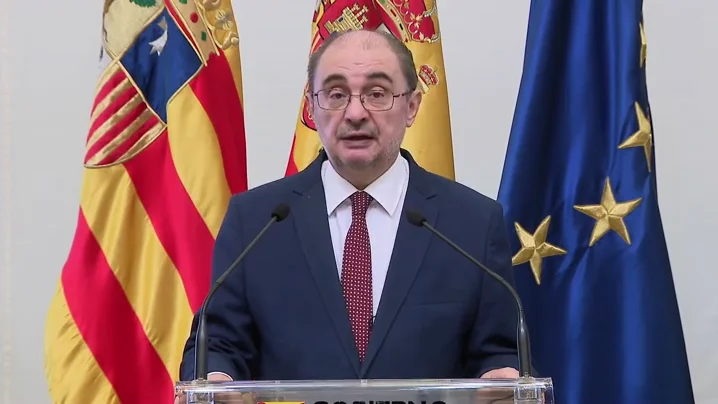 Javier Lamb&aacute;n, presidente de Arag&oacute;n, anuncia que padece c&aacute;ncer de colon
