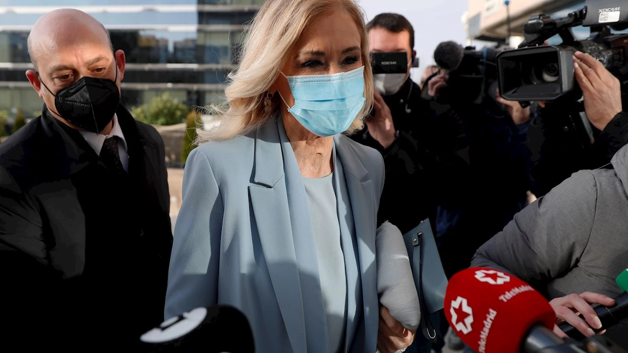 La expresidenta de la Comunidad de Madrid, Cristina Cifuentes La expresidenta de la Comunidad de Madrid, Cristina Cifuentes