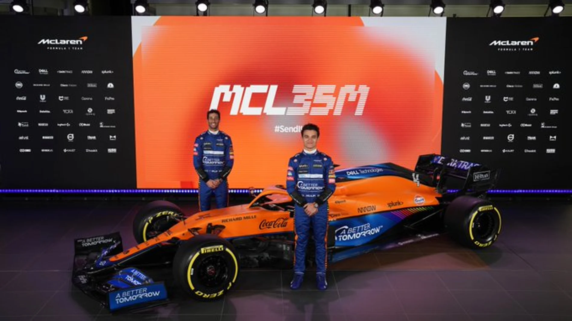 Así es el nuevo McLaren MCL35M con motor Mercedes-AMG Así es el nuevo McLaren MCL35M con motor Mercedes-AMG
