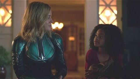 Capitana Marvel y Monica Rambeau