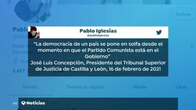 El presidente del TSJ de Castilla y León responde a las palabras de Pablo Iglesias sobre 