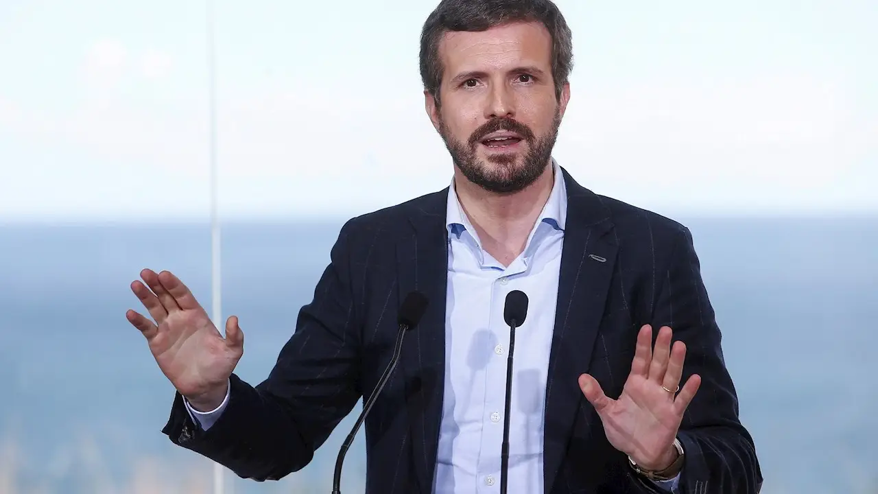 El presidente del PP, Pablo Casado El presidente del PP, Pablo Casado