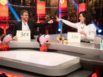 Vicky Luengo fulmina a Pablo Motos en el divertido 'Precio justo' de Trancas y Barrancas Vicky Luengo fulmina a Pablo Motos en el divertido 'Precio justo' de Trancas y Barrancas