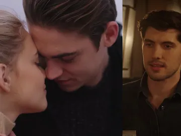 Josephine Langford, Hero Fiennes y Carter Jenkins en 'After. Almas Perdidas' Josephine Langford, Hero Fiennes y Carter Jenkins en 'After. Almas Perdidas'