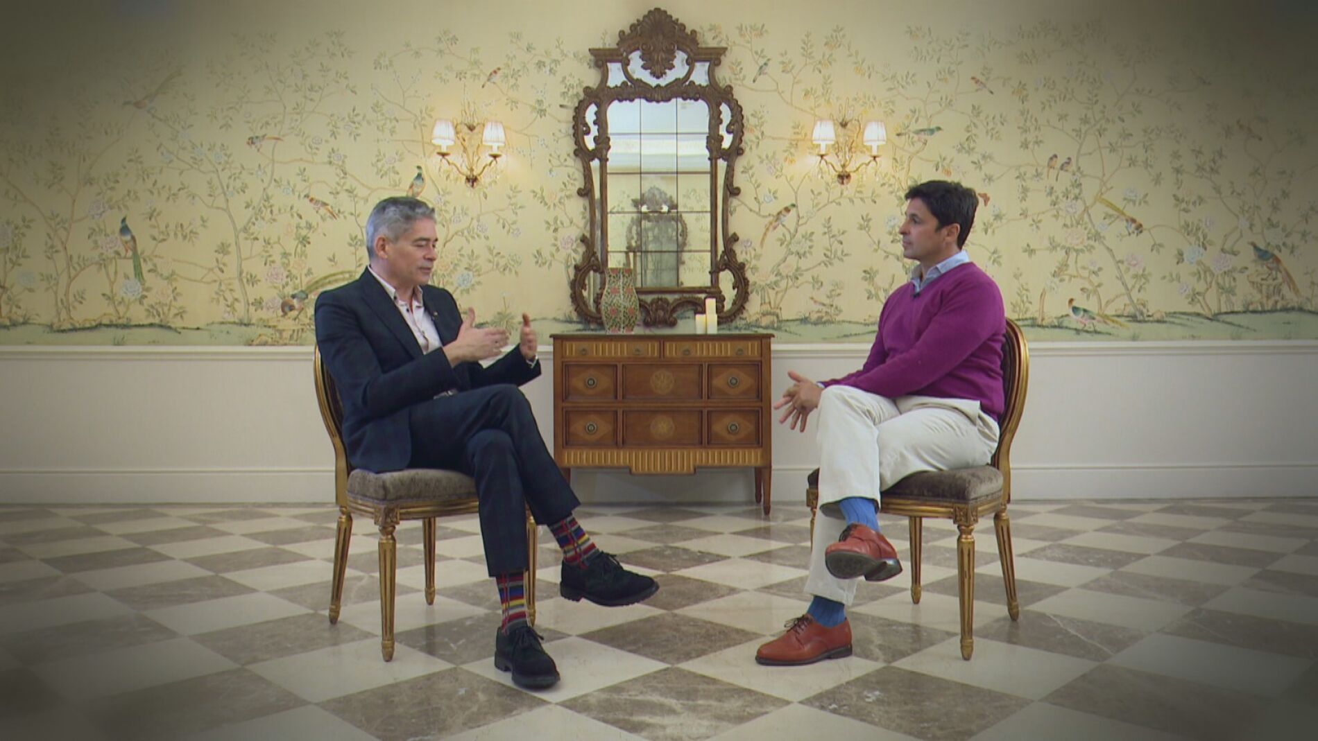 Boris Izaguirre charla con Fran Rivera