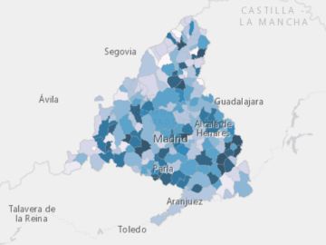 Consulta aquí el mapa sobre la presencia de coronavirus en las aguas residuales de la Comunidad de Madrid