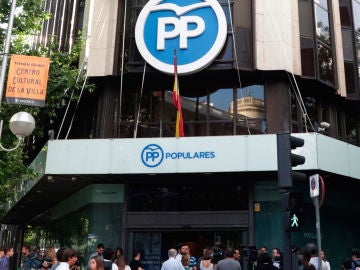 La sede nacional del PP en Génova