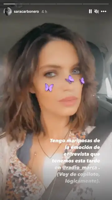 Sara Carbonero en sus Stories de Instagram Sara Carbonero en sus Stories de Instagram