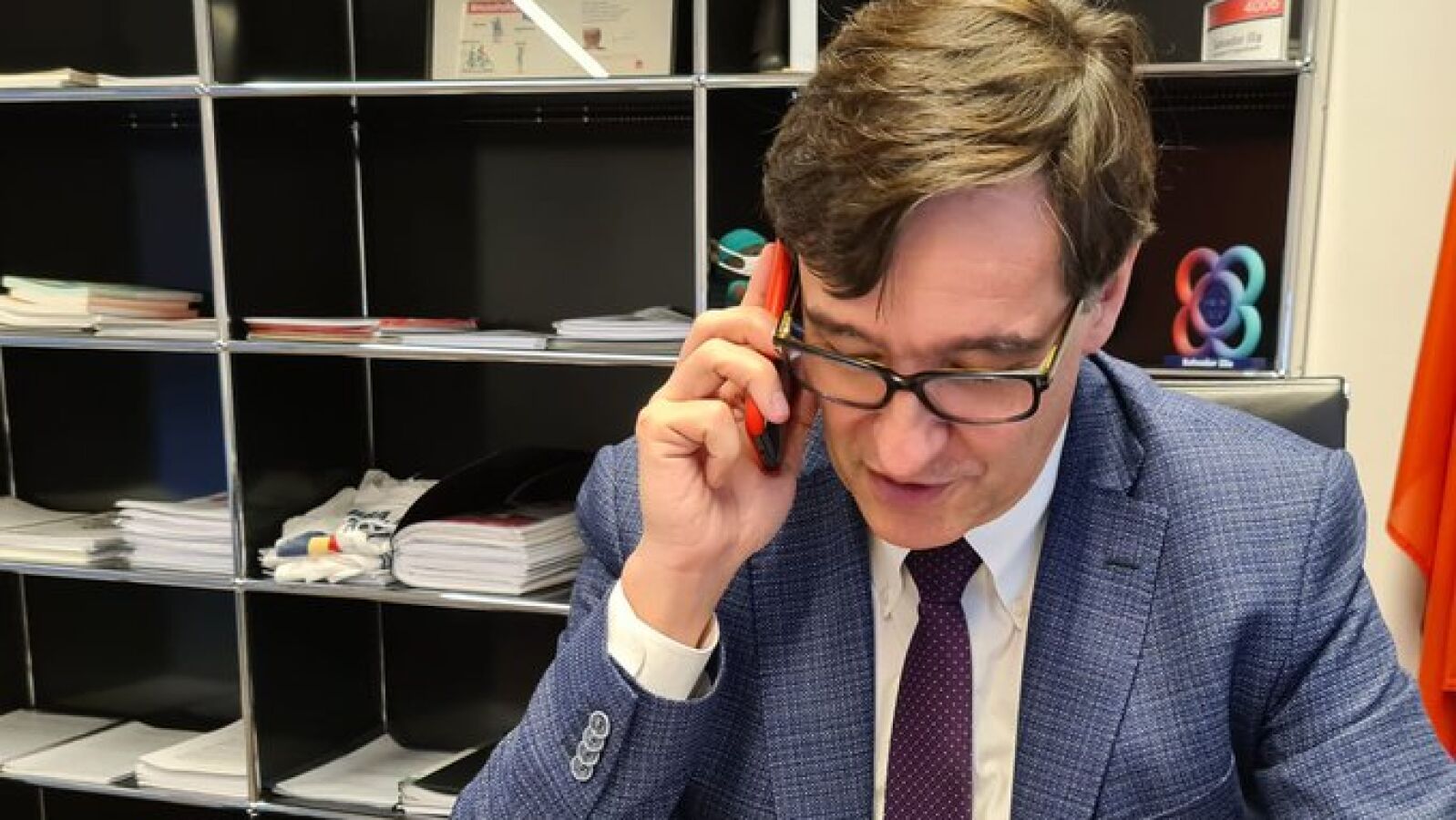 Pere Aragonés y Salvador Illa empiezan su ronda de contactos para formar gobierno en Cataluña