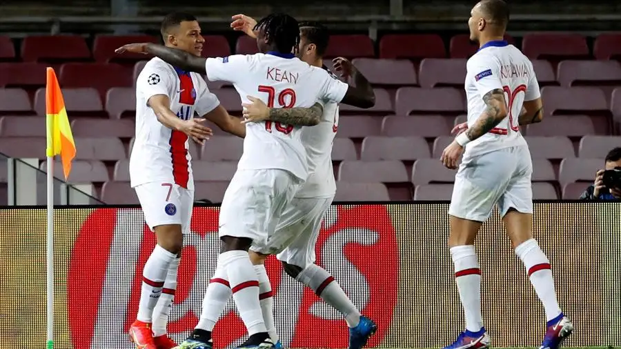 Mbappé asalta el Camp Nou y el Barcelona tendrá que remontar ante el PSG en la vuelta de octavos de Champions Mbappé asalta el Camp Nou y el Barcelona tendrá que remontar ante el PSG en la vuelta de octavos de Champions