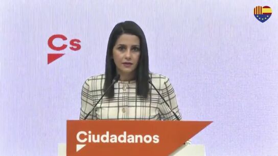 In&eacute;s Arrimadas cree que los malos resultados de Ciudadanos en las elecciones catalanas se deben a que "no han sabido ilusionar"