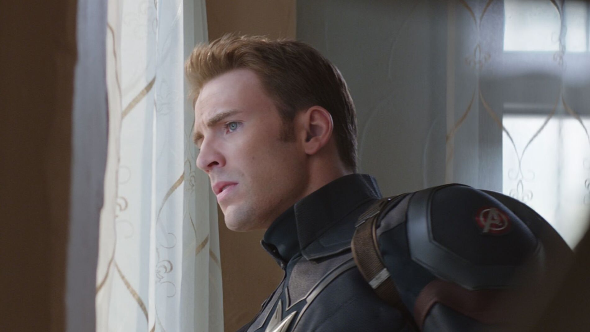 Chris Evans como Capit&aacute;n Am&eacute;rica