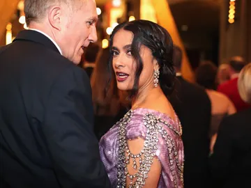 Salma Hayek y su marido François-Henri Pinault Salma Hayek y su marido François-Henri Pinault
