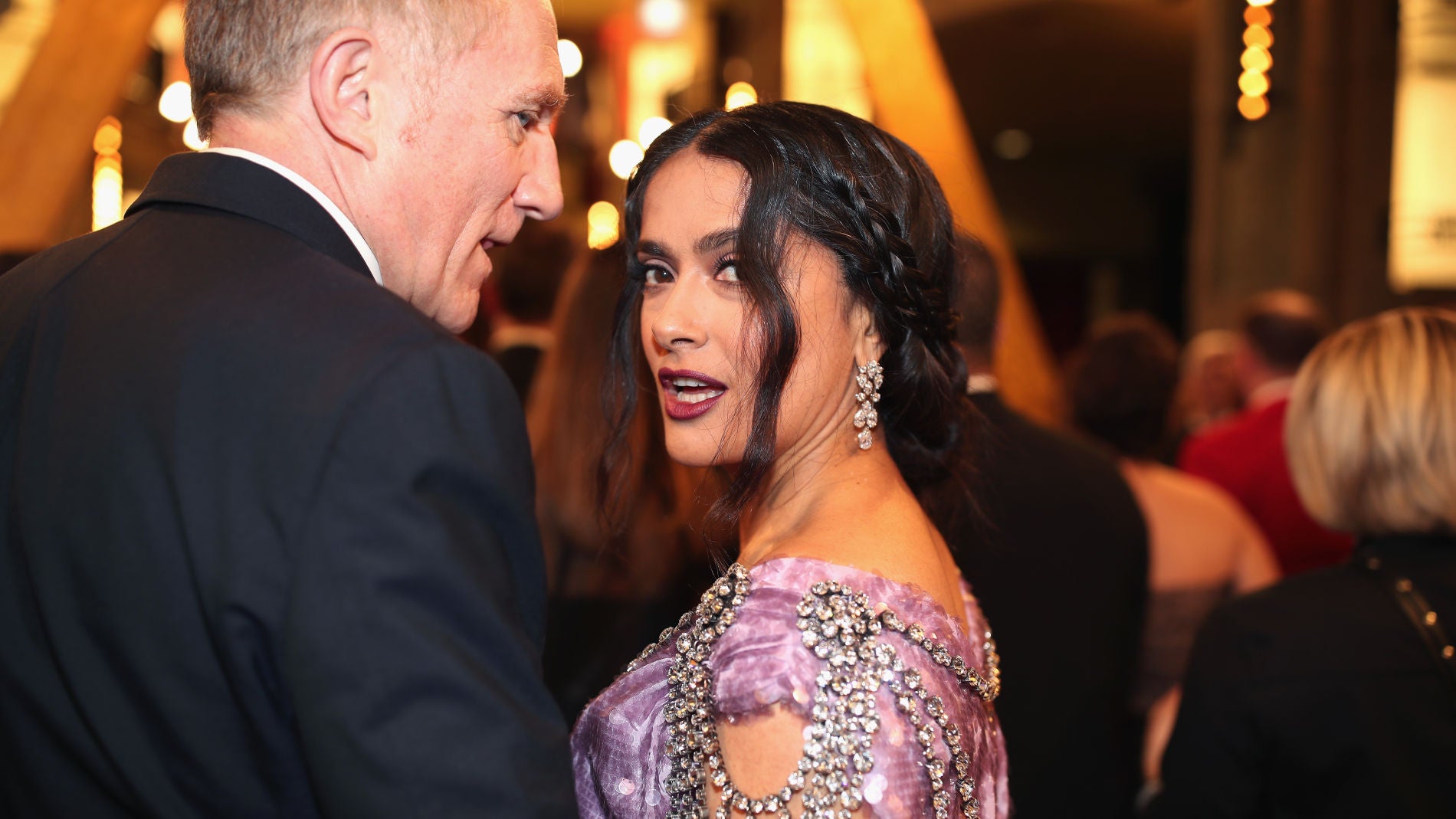 Salma Hayek y su marido Fran&ccedil;ois-Henri Pinault