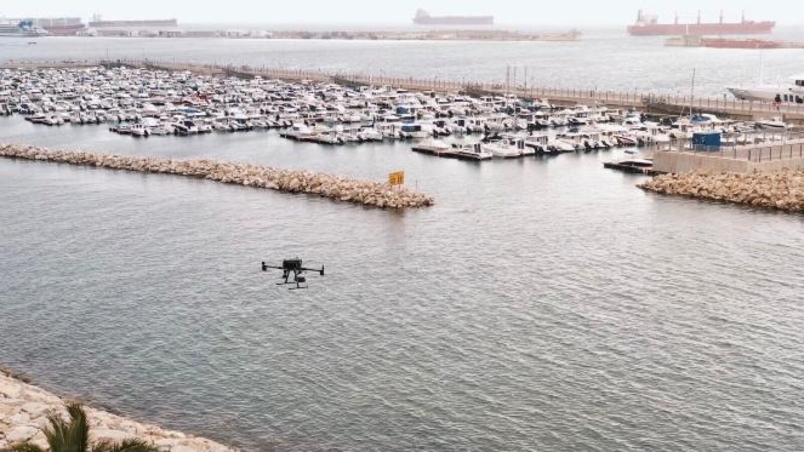 Así se aprovechan los drones en el mar para inspeccionar barcos o envíos logísticos