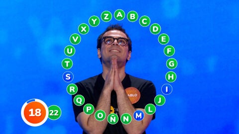 ¿Estará Pablo en su día de suerte en Pasapalabra?: “Apuntadas tengo las 25”