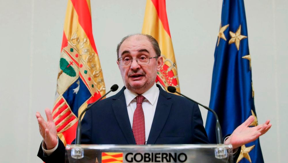 El presidente de Aragón, el socialista Javier Lambán
