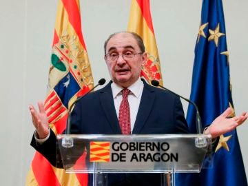 El presidente de Aragón, el socialista Javier Lambán