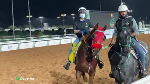 Nieves García, la primera jocketta española en participar en la Saudí Cup Nieves García, la primera jocketta española en participar en la Saudí Cup