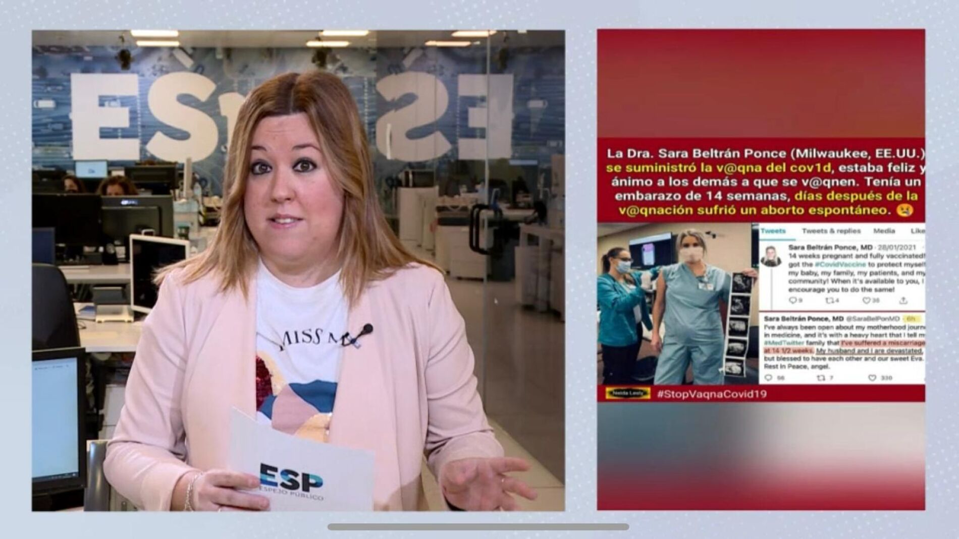 El bulo de la sanitaria embarazada que supuestamente abort&oacute;