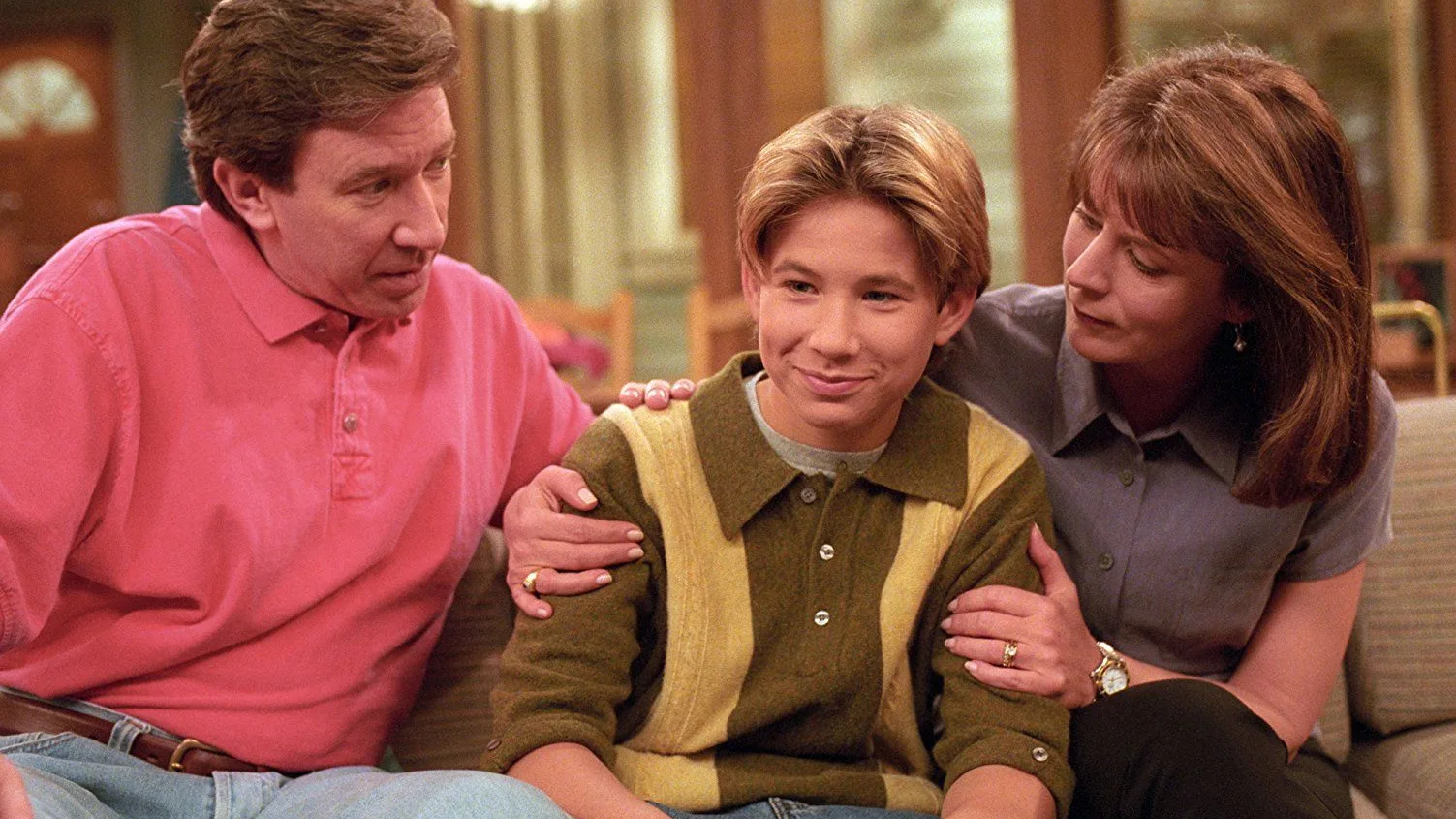 Jonathan Taylor Thomas como Randy en 'Un chapuzas en casa' Cambio de aspecto