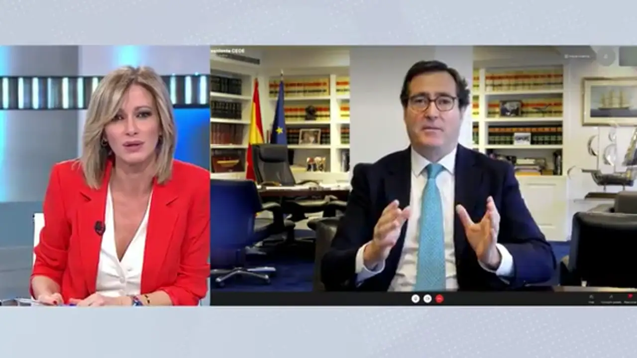 Antonio Garamendi sobre la deuda pública: "La economía está dopada gracias al dinero de Europa"