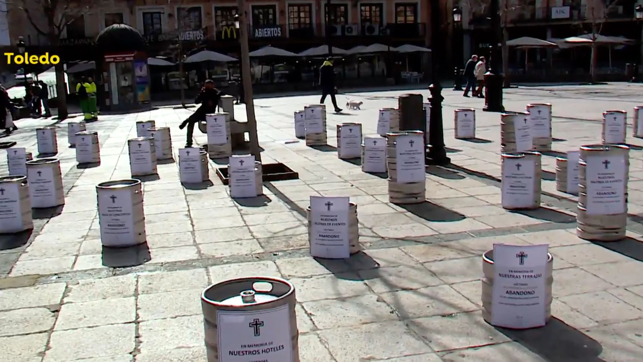 Protesta hostelería Toledo Protesta hostelería Toledo