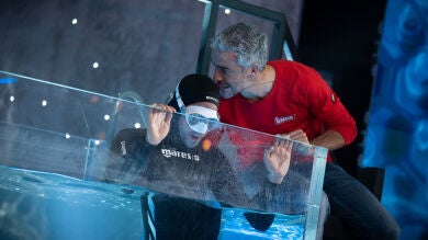 La angustia Jorge Brazález en la Apnea para superar los tres minutos en ‘El Desafío’