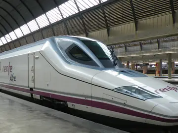 Imagen de archivo de un tren de Renfe. Imagen de archivo de un tren de Renfe.