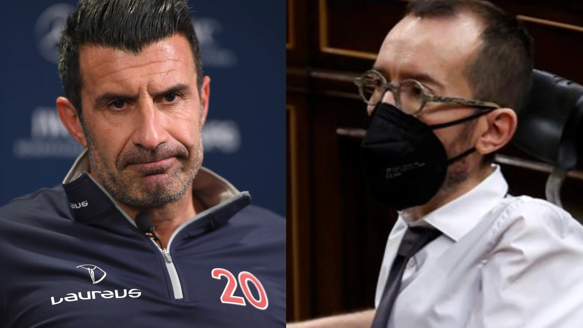 Luis Figo y Pepe Reina explotan contra Echenique por alentar las protestas: "Inútiles" Luis Figo y Pepe Reina explotan contra Echenique por alentar las protestas: "Inútiles"