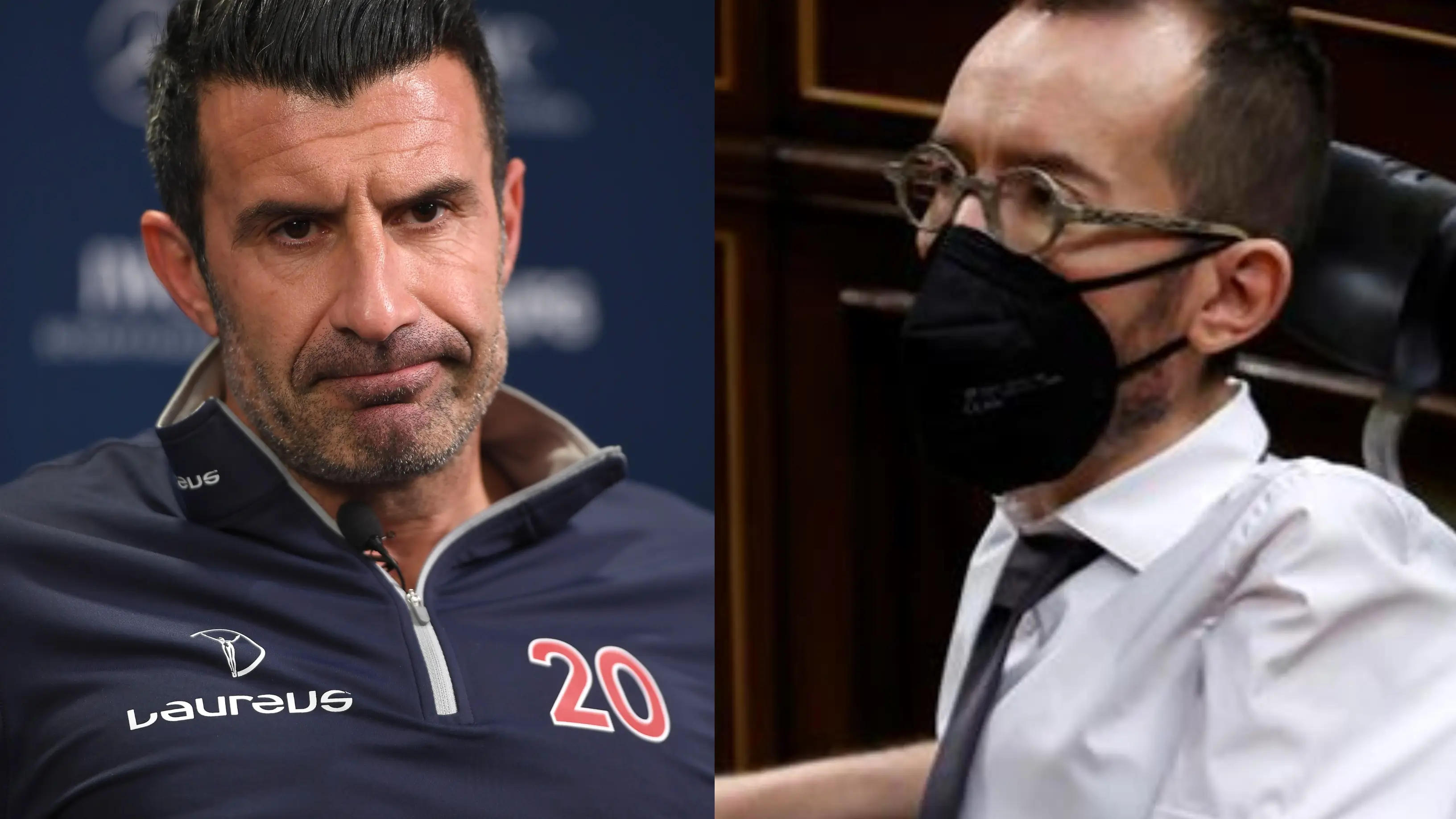 Luis Figo y Pepe Reina explotan contra Echenique por alentar las protestas: "In&uacute;tiles"