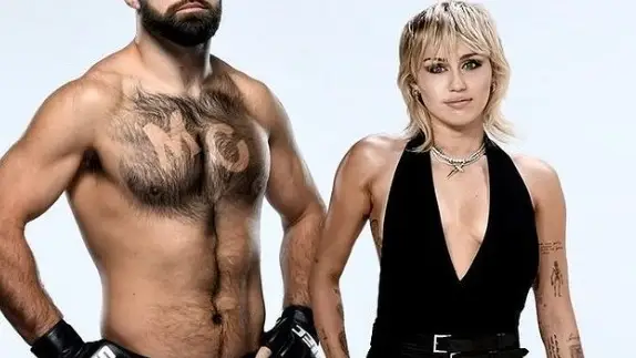 Julián Márquez y Miley Cyrus Julián Márquez y Miley Cyrus