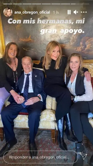 Ana Obregón junto a sus hermanas Ana Obregón junto a sus hermanas