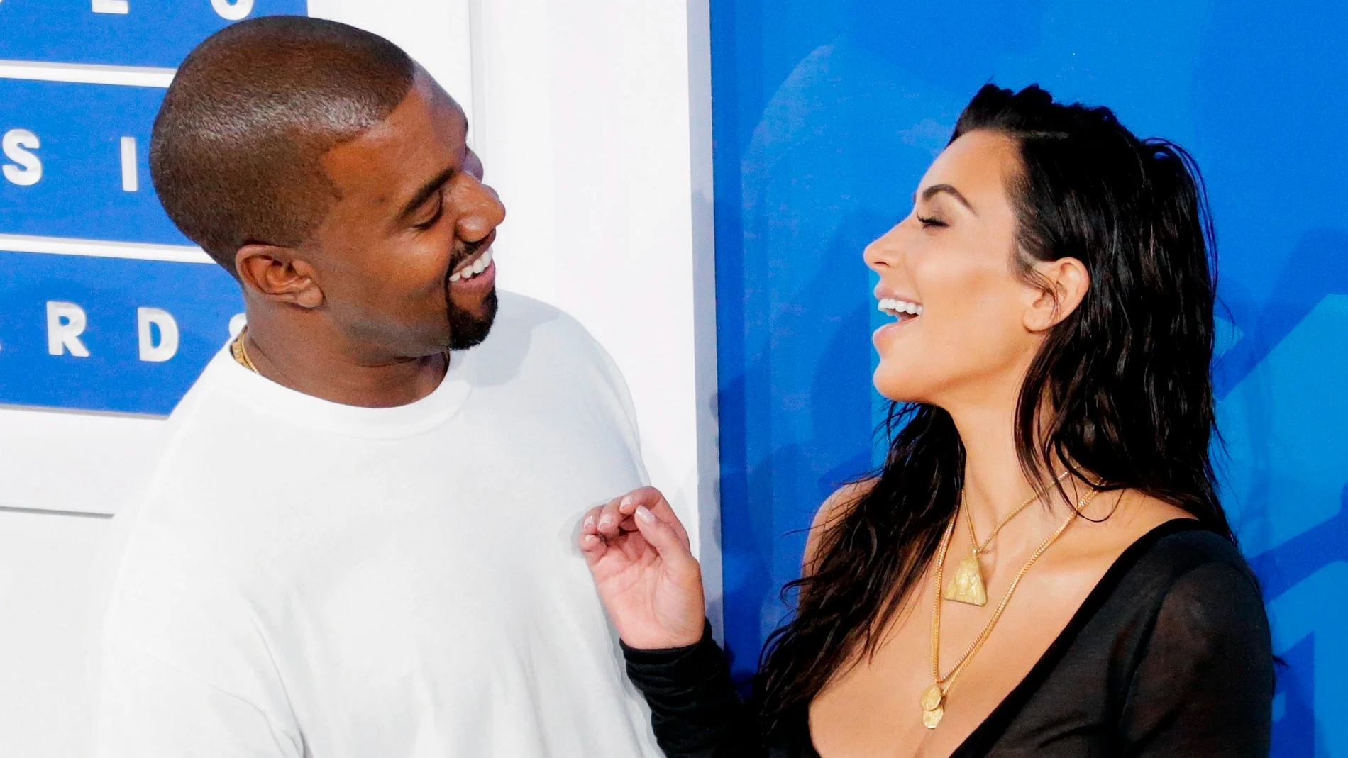 Kim Kardashian y Kanye West. Kim Kardashian y Kanye West.