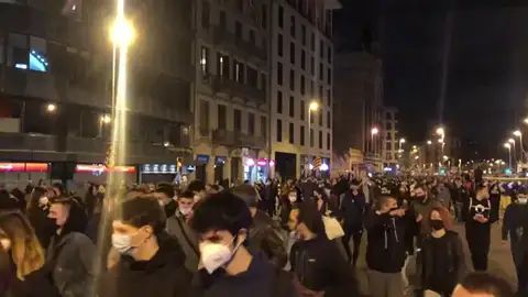 Manifestaciones en España contra el encarcelamiento de Pablo Hasél, streaming en directo Manifestaciones en España contra el encarcelamiento de Pablo Hasél, streaming en directo