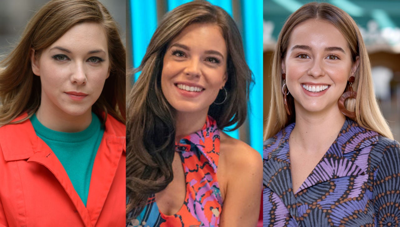 Leonor, María y Luisita, las hijas de Marcelino y Manolita 