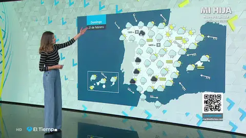 Tu Tiempo (20-02-21) Precipitaciones fuertes en las mitades oeste de Galicia y de Canarias Tu Tiempo (20-02-21) Precipitaciones fuertes en las mitades oeste de Galicia y de Canarias