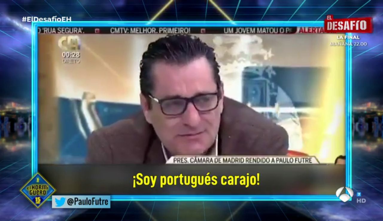 El comentario de Martínez-Almeida en 'El hormiguero 3.0' que hizo llorar a Futre El comentario de Martínez-Almeida en 'El hormiguero 3.0' que hizo llorar a Futre