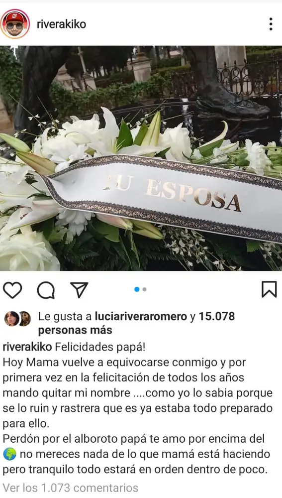 Kiko Rivera en su Instagram
