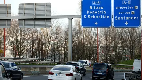 Carretera A8 en el País Vasco. País Vasco