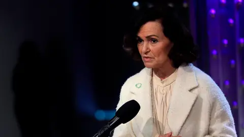 Carmen Calvo, sobre la prohibición del 8-M en Madrid: "Hay una pandemia con unos datos particularmente no buenos" Carmen Calvo, sobre la prohibición del 8-M en Madrid: "Hay una pandemia con unos datos particularmente no buenos"