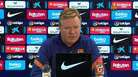 Koeman se moja en el derbi: "Lo mejor es que pierda el que va más arriba" Koeman se moja en el derbi: "Lo mejor es que pierda el que va más arriba"